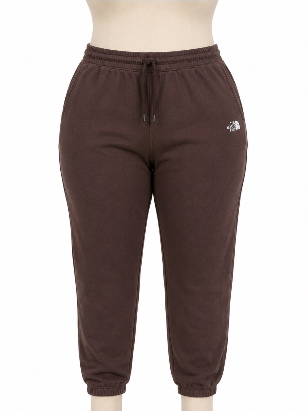The North Face Brown Jogger Sweatpants Women’s Size XL Logo Fleece